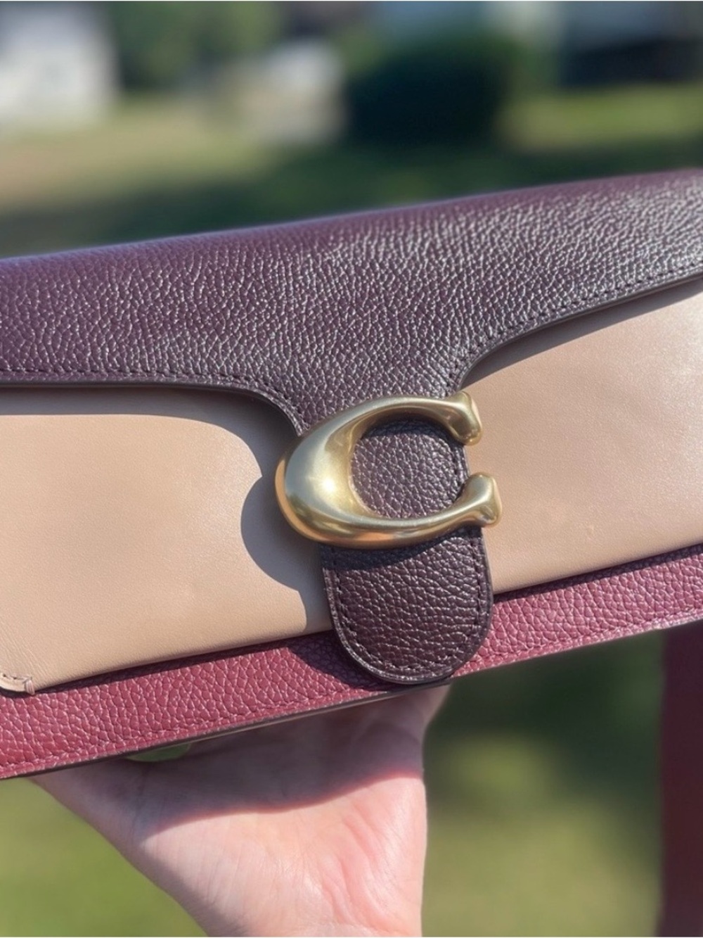 Coach Tabby Shouldee Bag 26 in Colorblock (style No.76105)